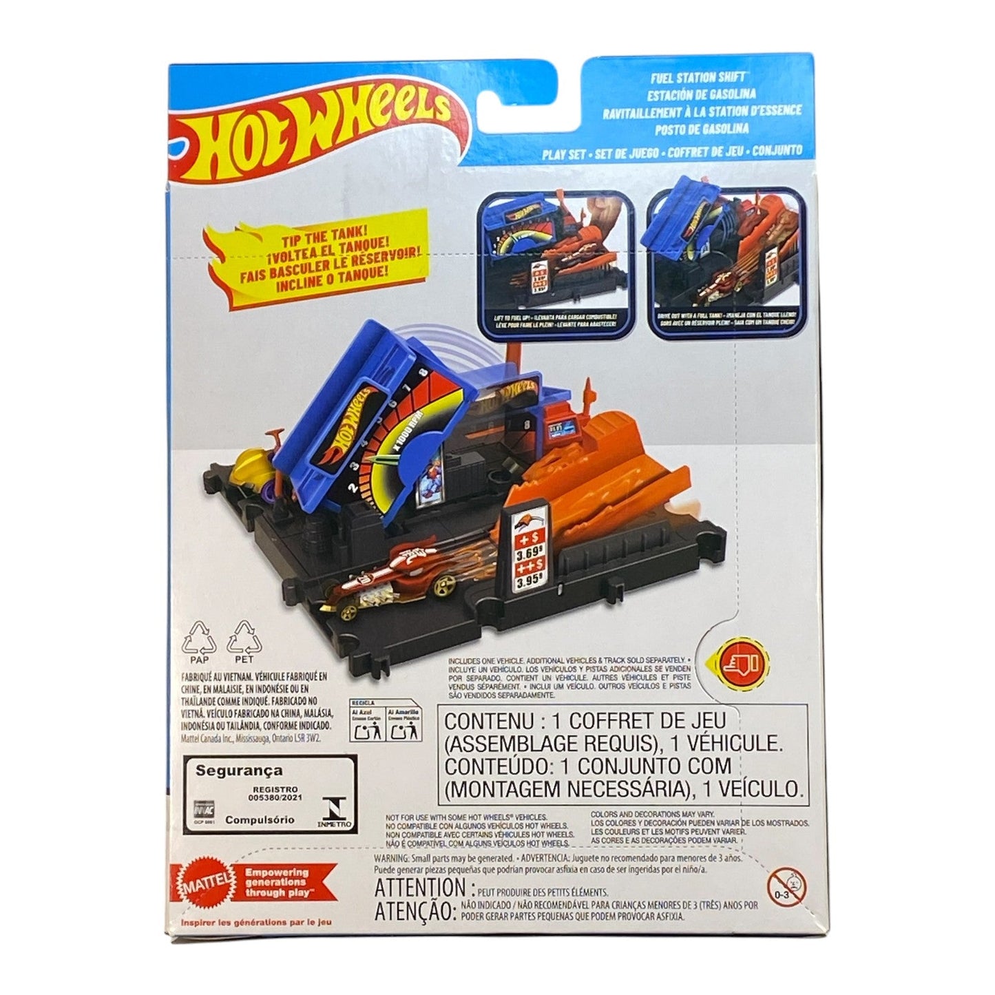Pista de juego Estación de Servicio Hot Wheels City