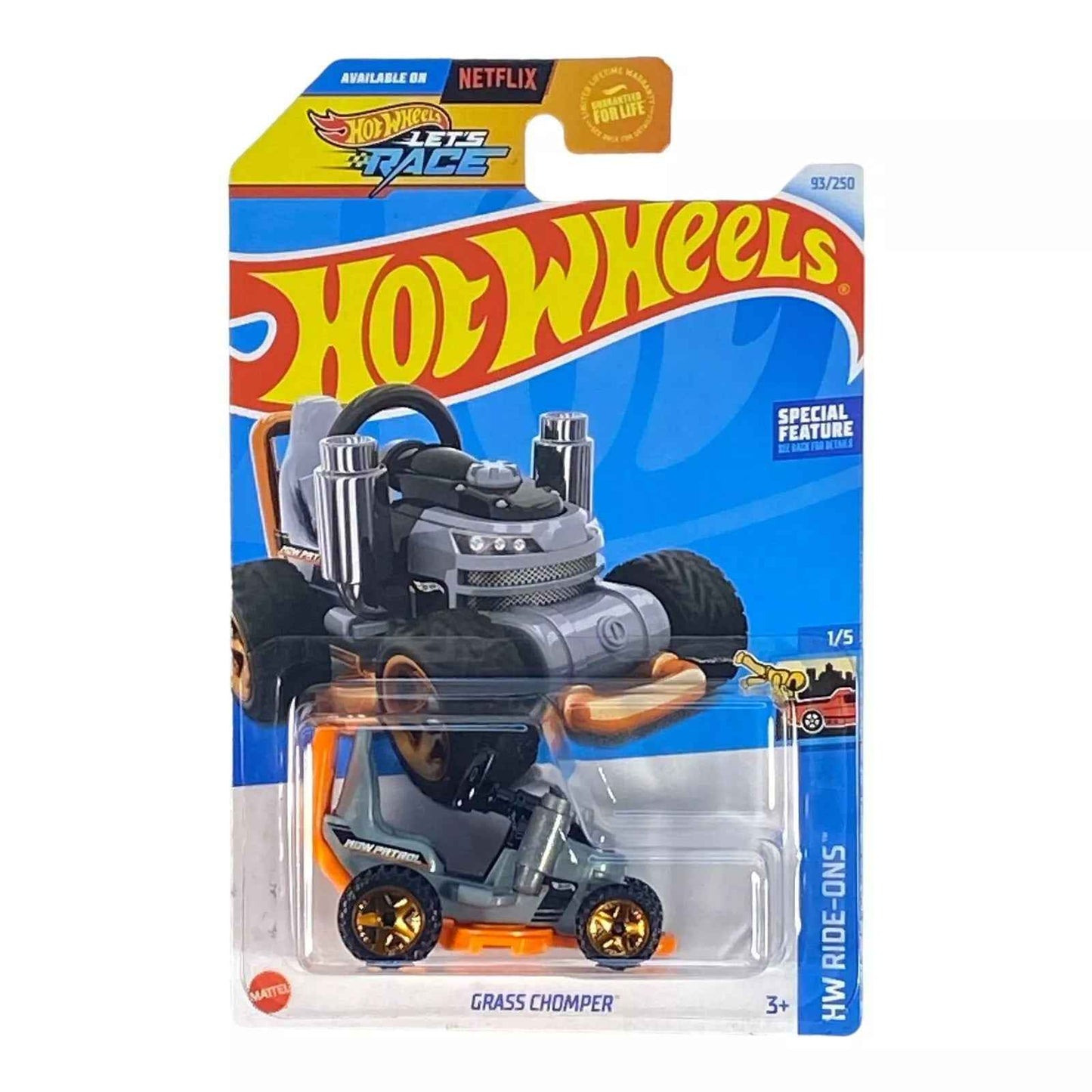 Hot Wheels Cortacésped - Serie Vehículos de montar 1/5