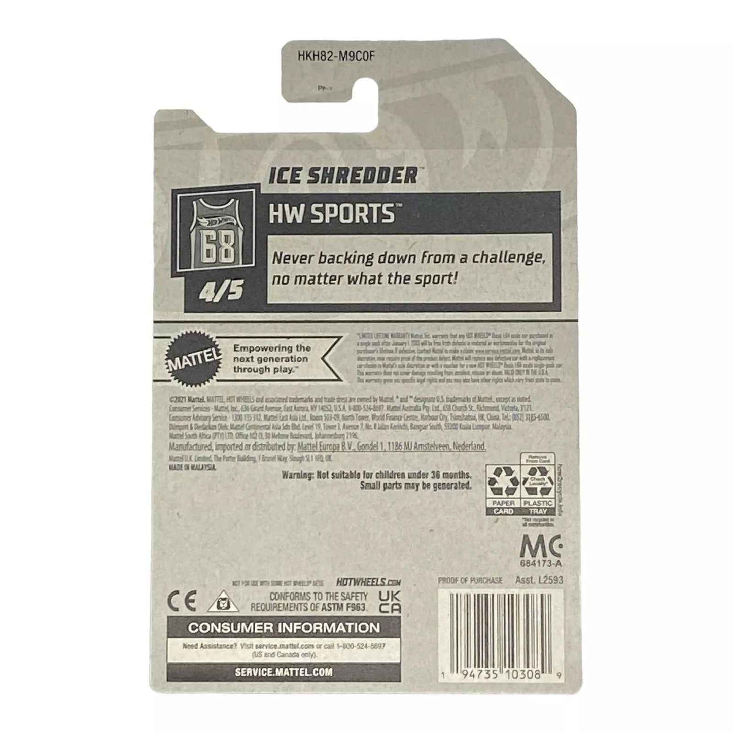 Hot Wheels Ice Shredder - Serie Deportes HW 4/5