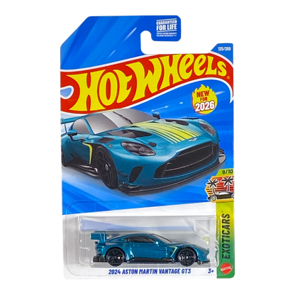 Hot Wheels 2024 Aston Martin Vantage GT3 | Serie Exoticars 9/10