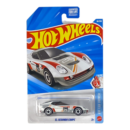 White Hot Wheels El Segundo Coupe HW Fan Driven