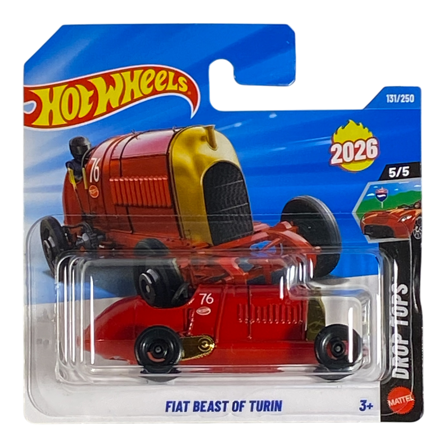 Hot Wheels Fiat Bestia de Turín | Serie Descapotables 5/5