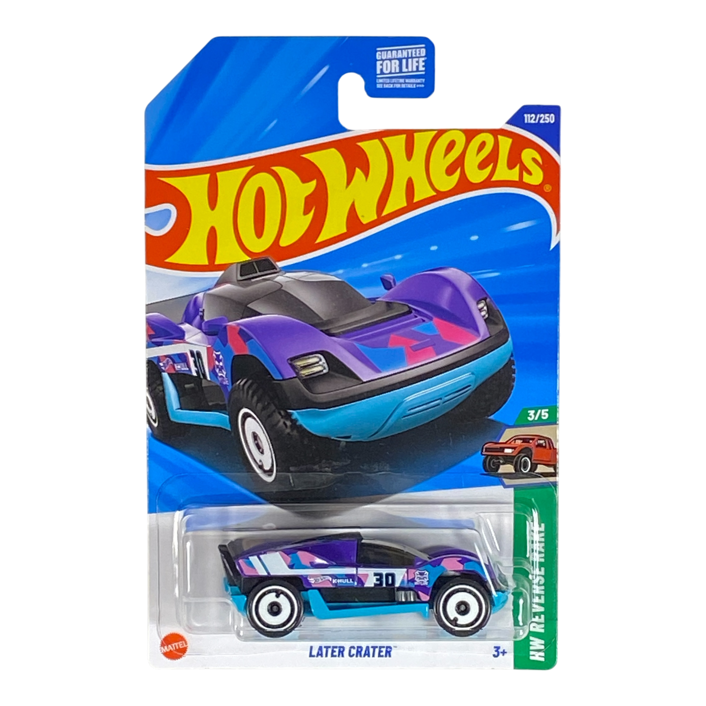 Hot Wheels Later Crater | Serie Rastrillo Invertido 3/5