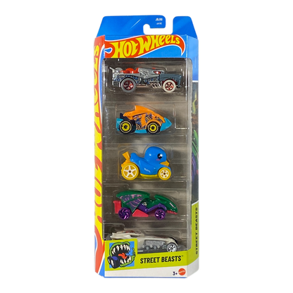 Set de 5 vehículos Hot Wheels | Bestias callejeras