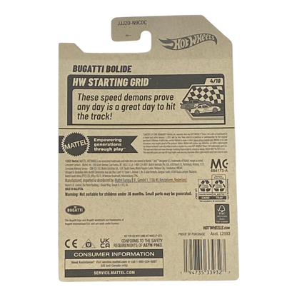 Hot Wheels Bugatti Bolide - HW Starting Grid Series 4/10
