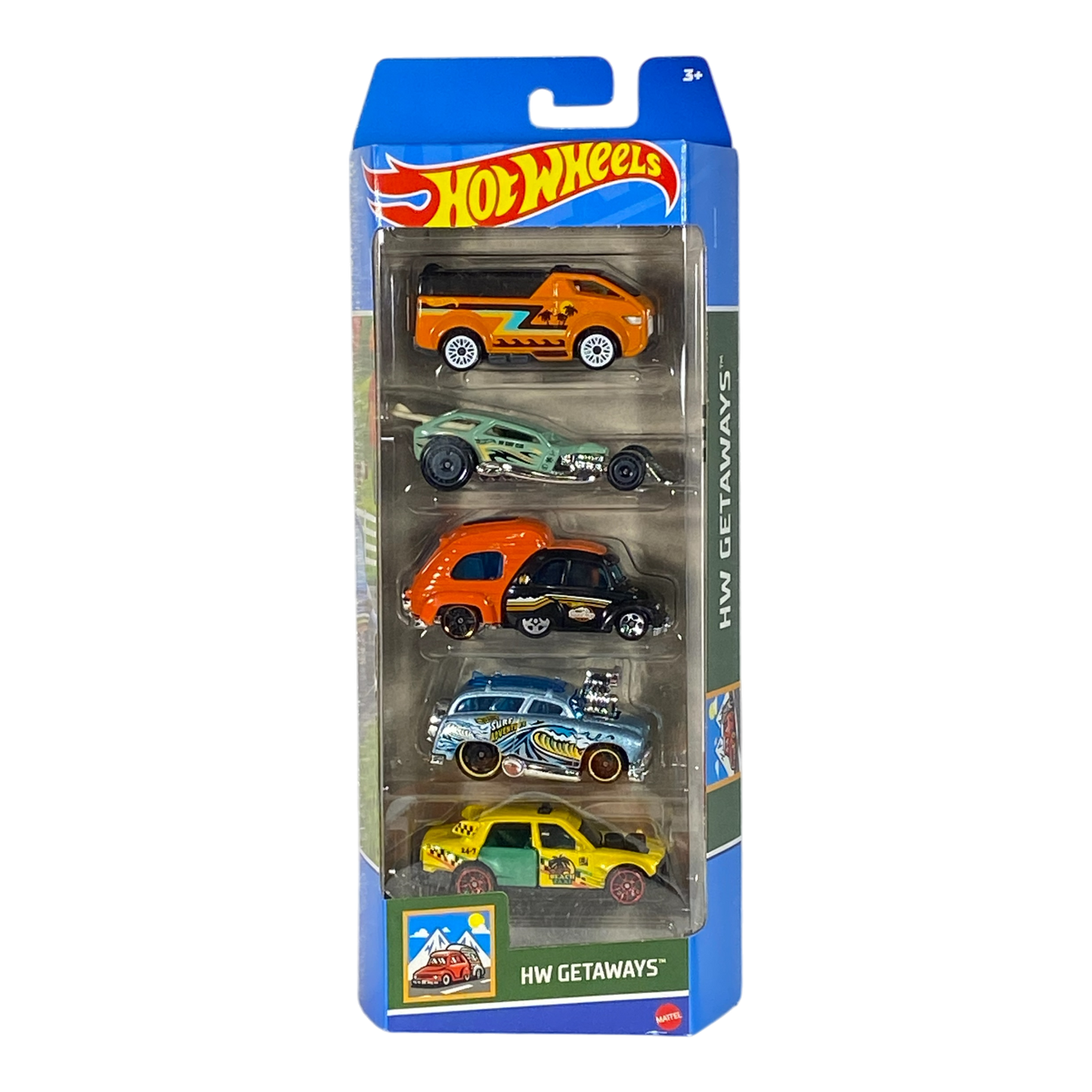 Set de 5 Hot Wheels | Escapadas de HW