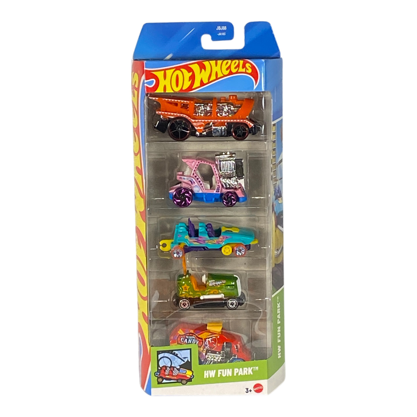Set de 5 Hot Wheels | Parque de diversiones