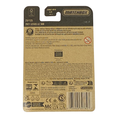 Matchbox 2021 Lexus LC 500 | Matchbox Serie 2026 25/125