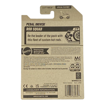 Hot Wheels Pedal Driver - Rod Squad Series 2/10