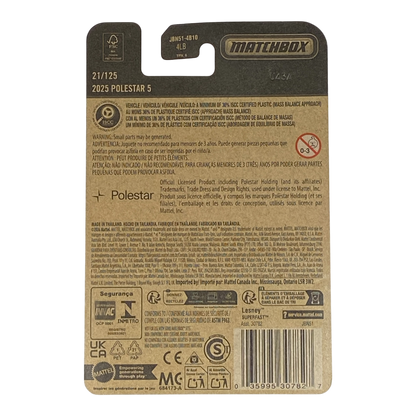 Matchbox 2025 Polestar 5 | Serie Matchbox 2026 21/125