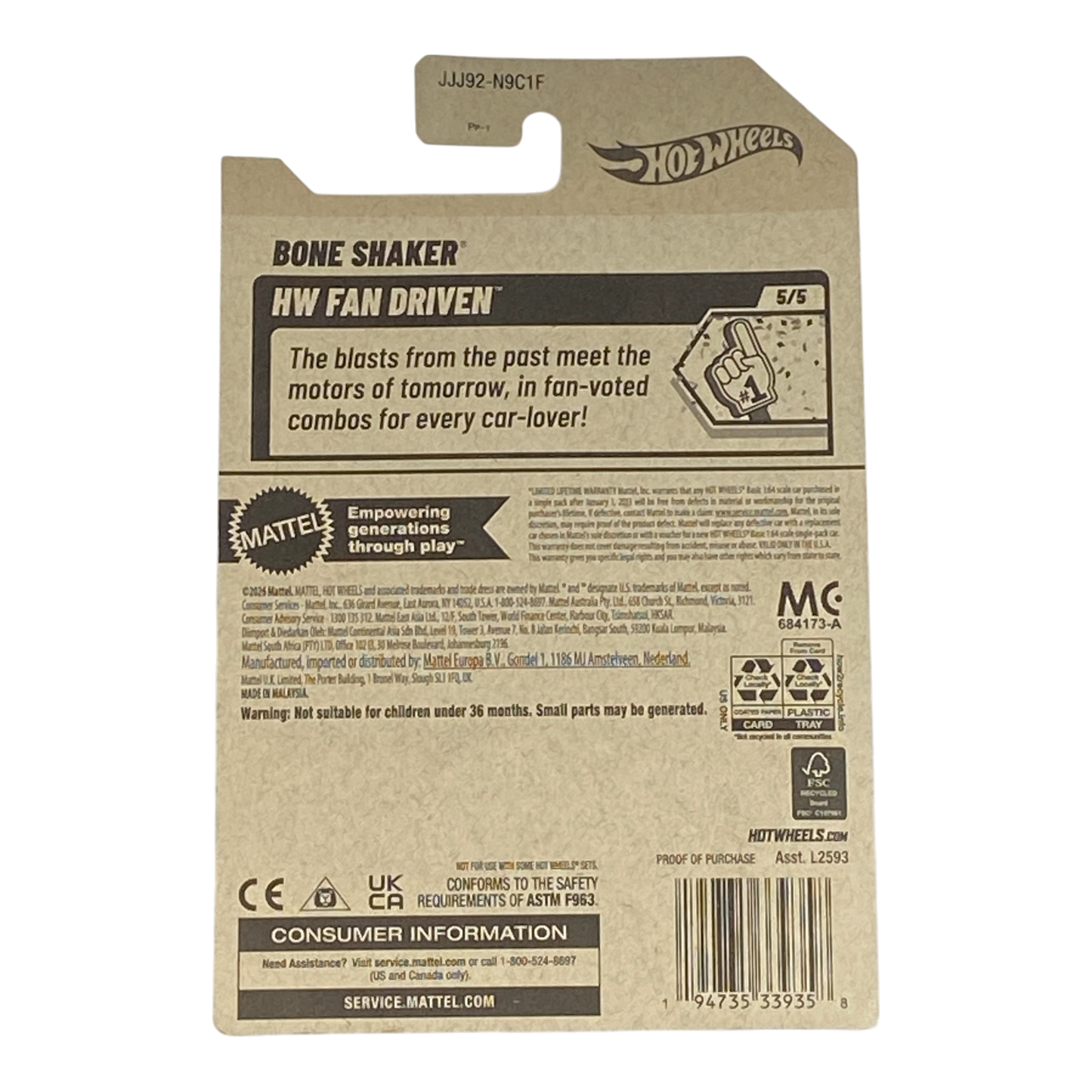 Hot Wheels Bone Shaker | Serie Impulsada por Fans 5/5