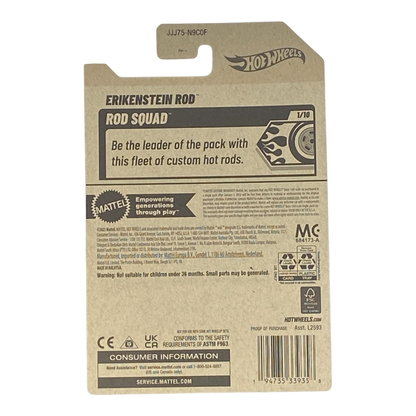 Hot Wheels Erikenstein Rod | Rod Squad Series 1/10