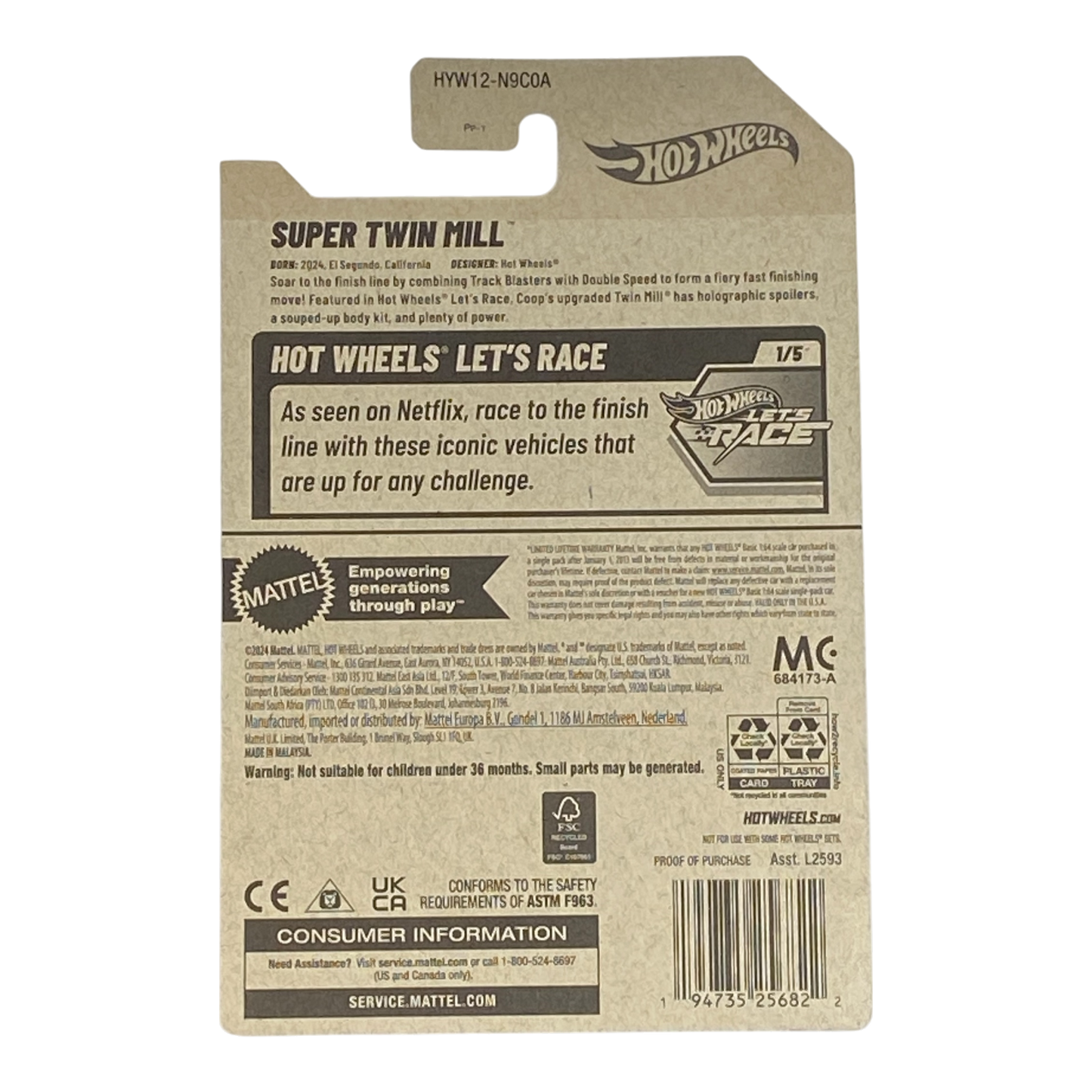 Hot Wheels Super Twin Mill | Serie ¡A Correr! 1/5