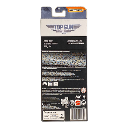 Matchbox Top Gun Maverick Paquete de 5 vehículos