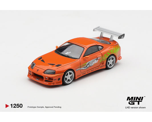 (Pre) Mini GT 1:64 Fast & Furious Toyota Supra BOMEX ” The Fast and the Furious” Brian O’Conner "1 Case"