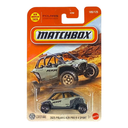 Matchbox Polaris RZR Pro R 4 Sport 2025 | Serie Matchbox 2025 105/125