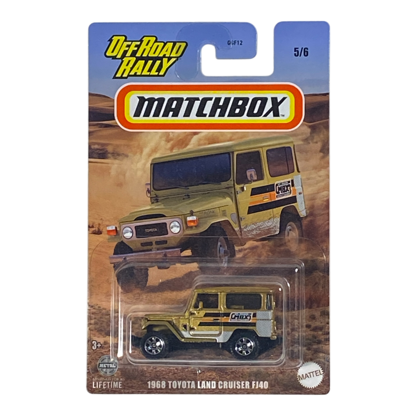 Matchbox 1968 Toyota Land Cruiser FJ40 | Matchbox Off Road Rally Series 5/6