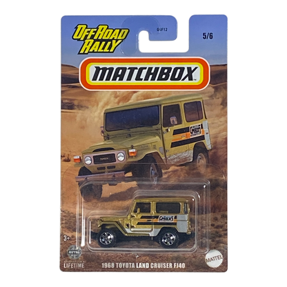 Matchbox 1968 Toyota Land Cruiser FJ40 | Matchbox Off Road Rally Series 5/6