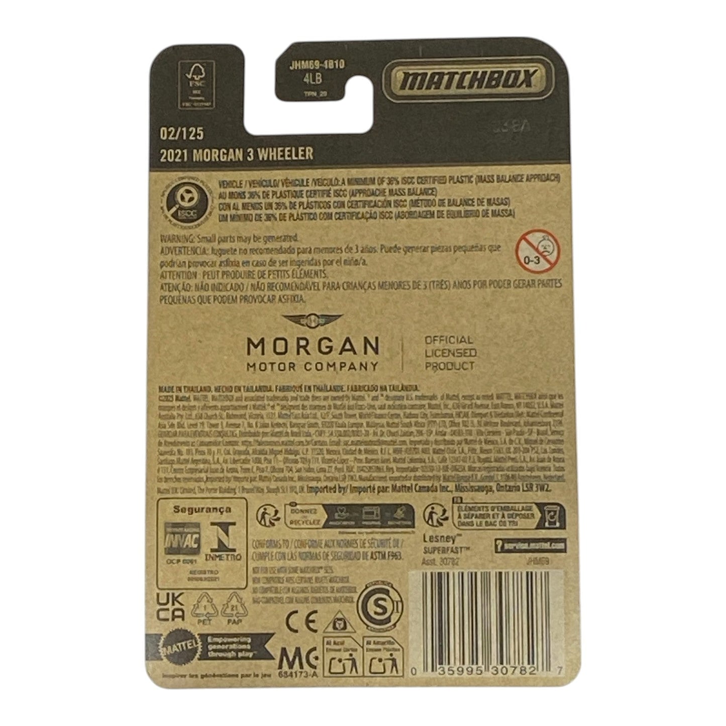 Matchbox 2021 Morgan 3 Wheeler 02/125