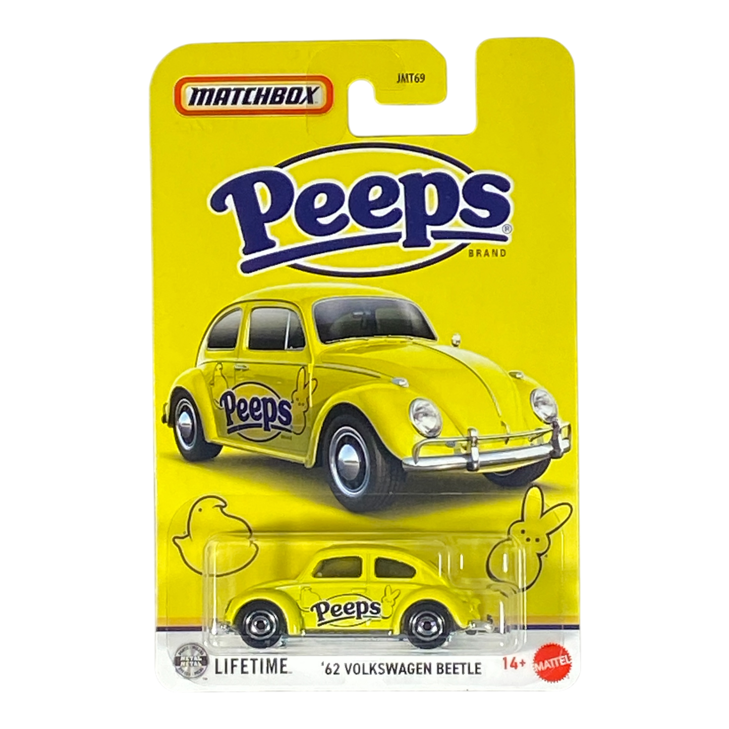 Matchbox '62 Volkswagen Beetle "Peeps" - Serie Caramelos Matchbox