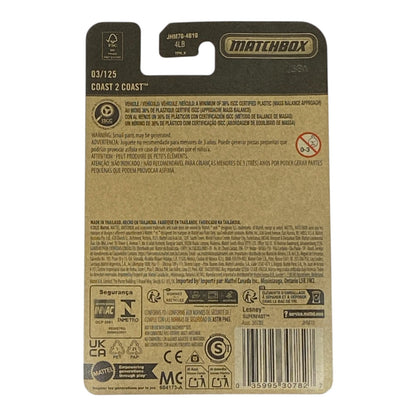 Matchbox de costa a costa