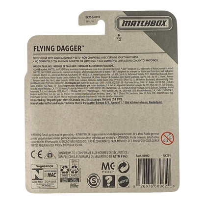 Matchbox Flying Dagger - Matchbox Sky Busters Serie 9/13