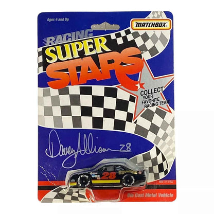 Matchbox Ford Thunderbird - Davey Allison #28 - Estrellas de las carreras de los 80 vintage
