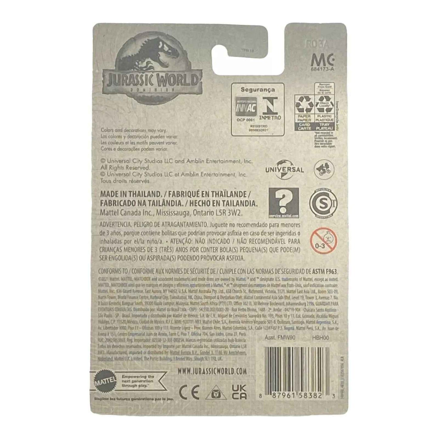 Gyrosphere Matchbox - Jurassic World Dominion Series