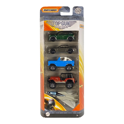 Matchbox Top Gun Maverick Paquete de 5 vehículos