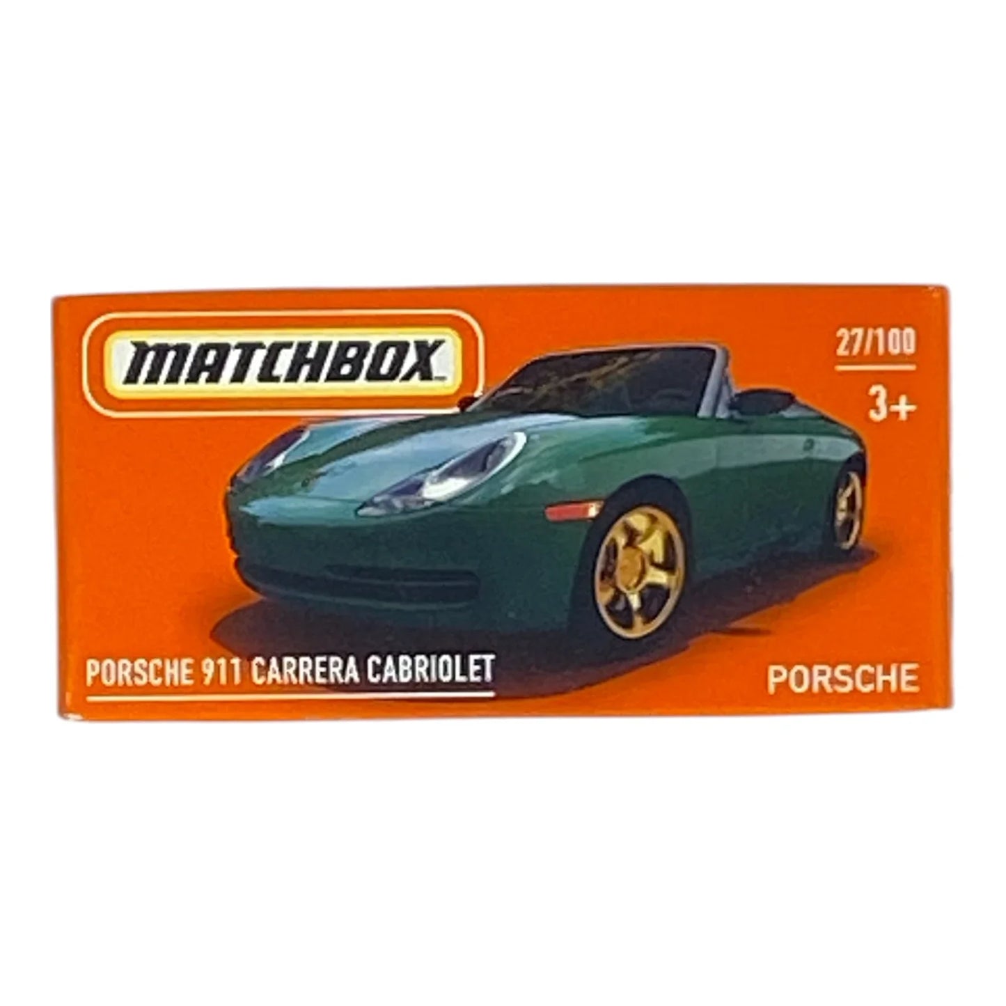 Matchbox Porsche 911 Carrera Cabriolet - Power Grabs - Matchbox Serie 27/100