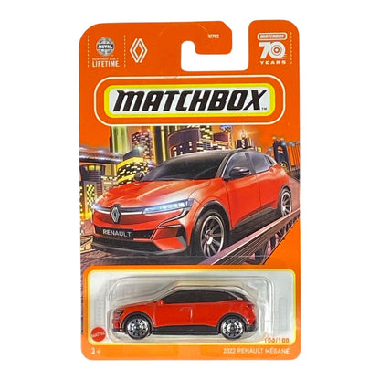 Red Matchbox Renault Megane 2022 | Matchbox 70 Años Serie 100/100
