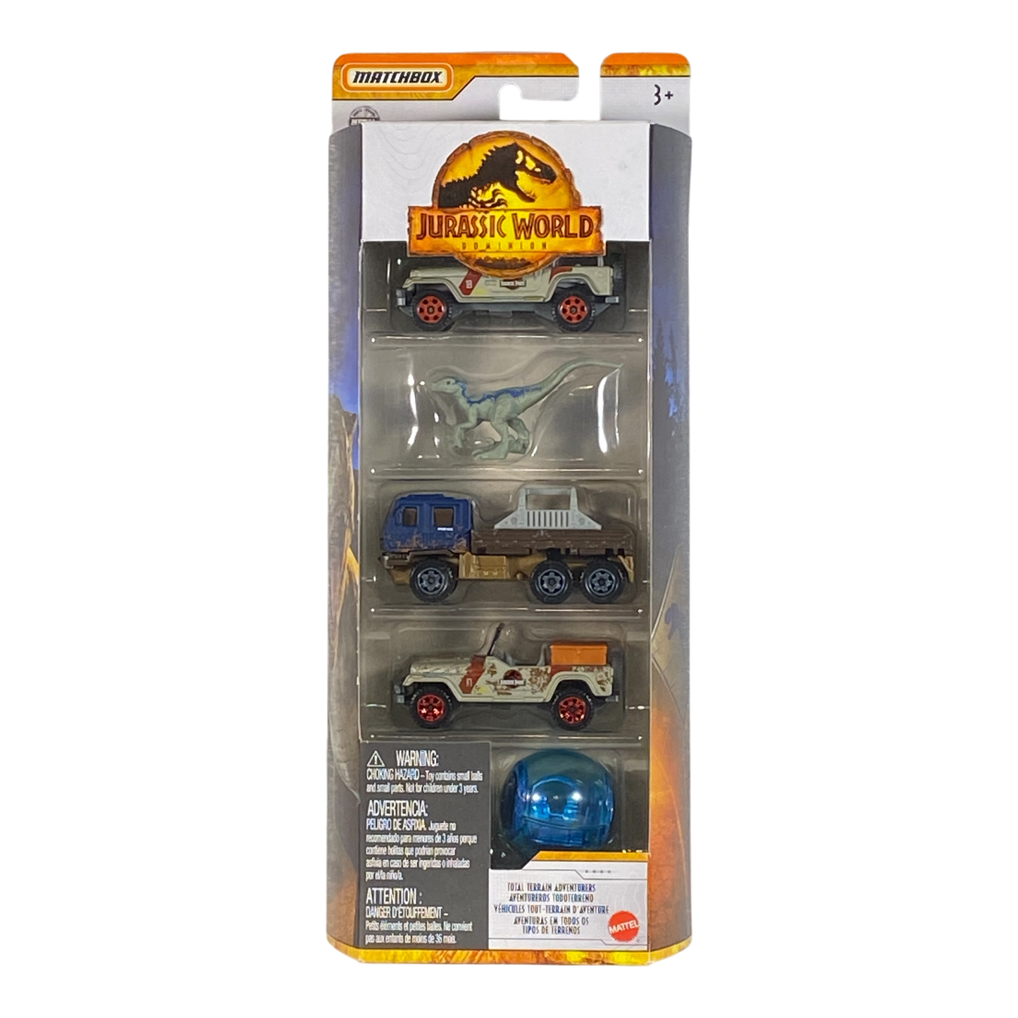 Matchbox Jurassic World Dominion | Edición de 5 vehículos