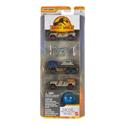 Matchbox Jurassic World Dominion | Edición de 5 vehículos
